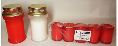 Paraffin-Grablichte